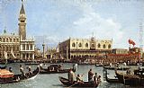 Canaletto Return of the Bucentaurn to the Molo on Ascension Day painting